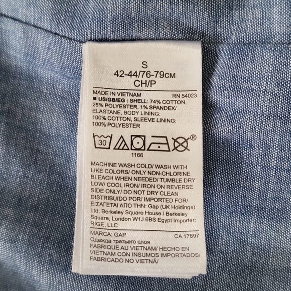 Gap Sport Coat/Blazer - Grey Medium - Picture 7 of 7